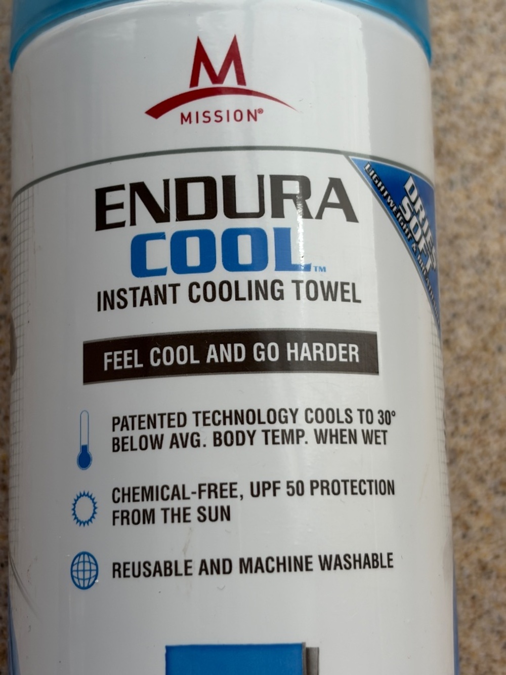 NWOT! Mission EnduraCool Instant Cooling Towel